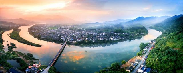 A scenic view of Xuancheng Shuixi Shuangta