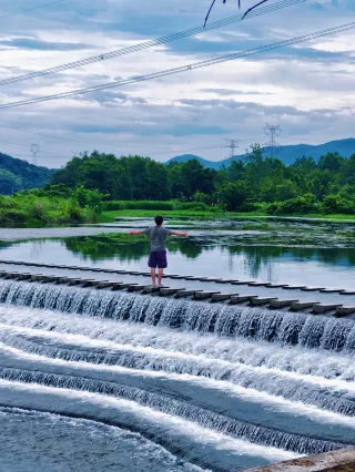 A scenic view of Xuancheng Shuixi Shuangta