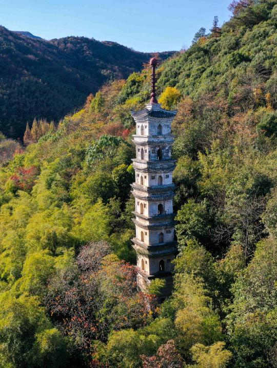 A scenic view of Xuancheng Shuixi Shuangta