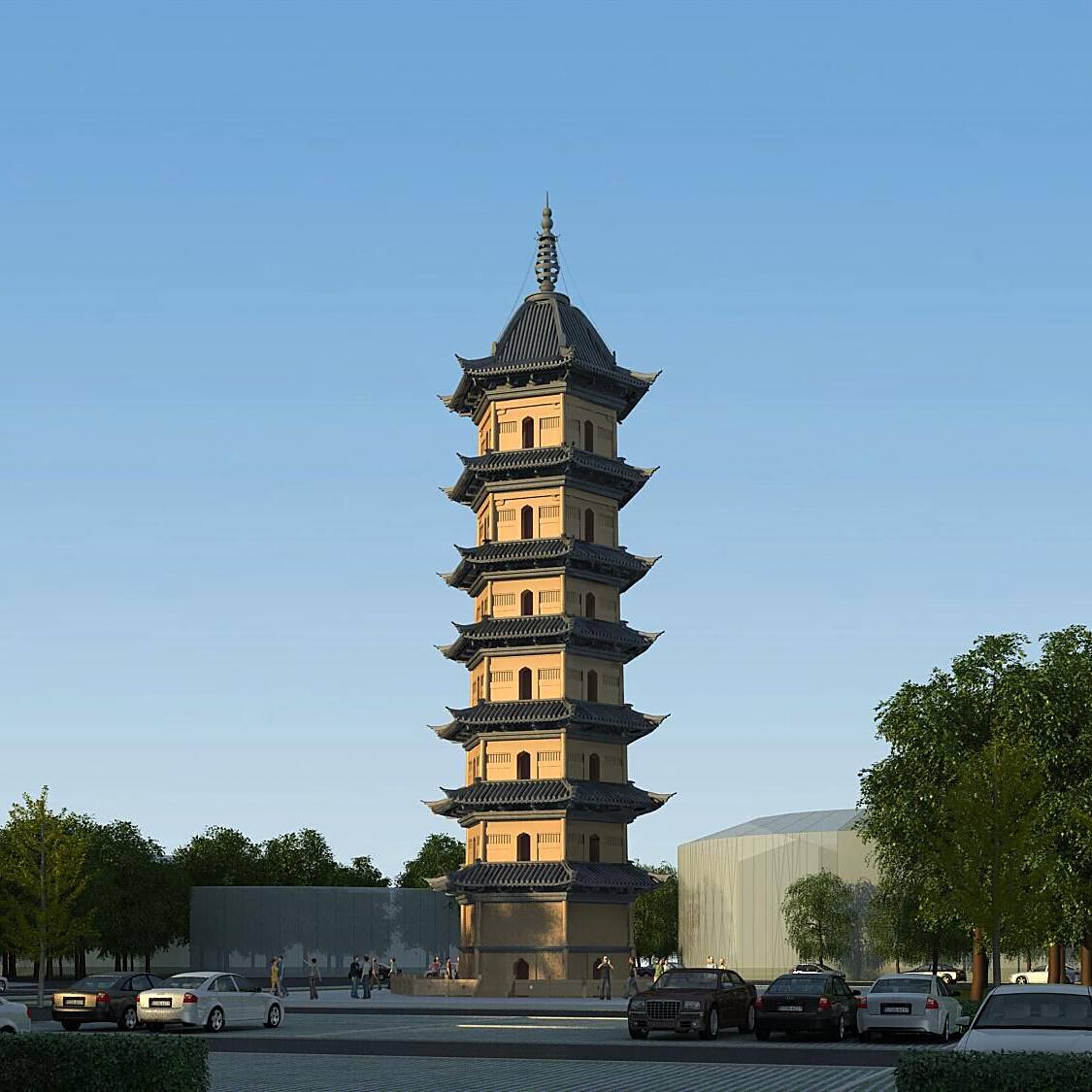 A scenic view of Xuancheng Tianshousi Ta