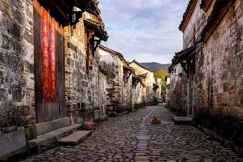 A scenic view of Xuancheng Wangjiaxiang Guju