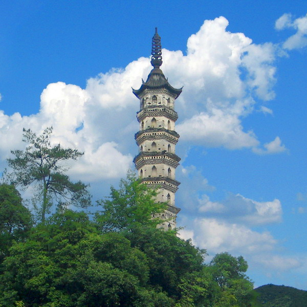 A scenic view of Xuancheng Xianrenta