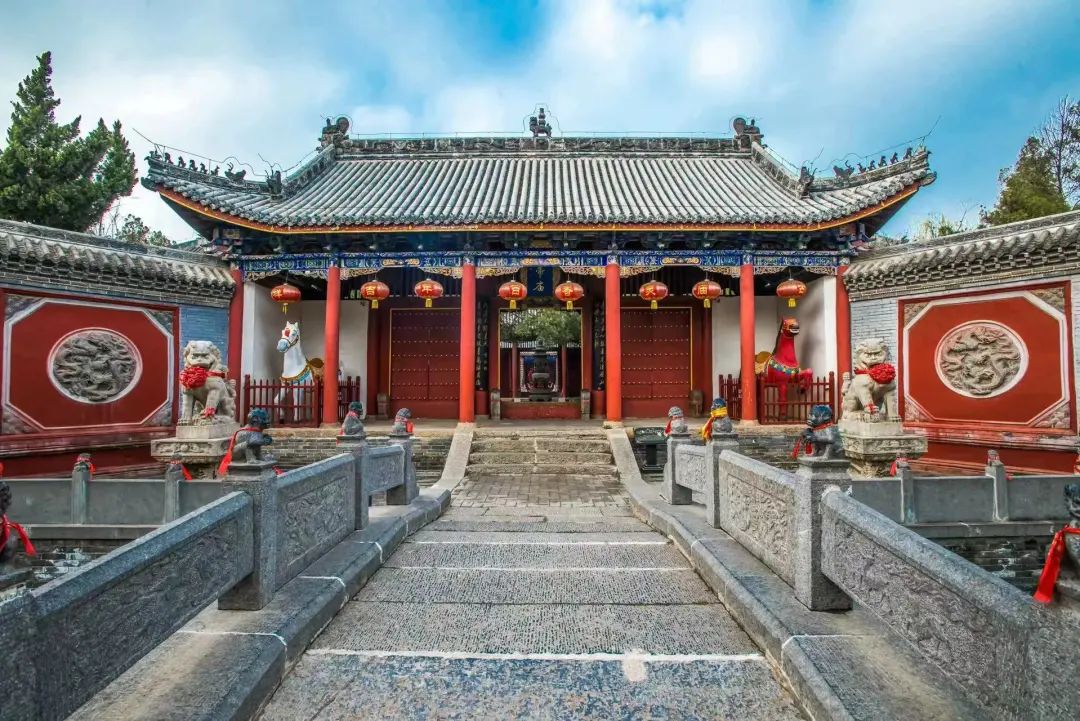 A scenic view of Xuchang Guandimiao