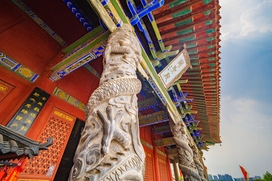 A scenic view of Xuchang Guandimiao