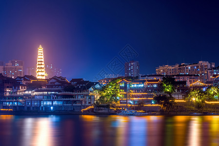 A scenic view of Xuchang Wenfengta