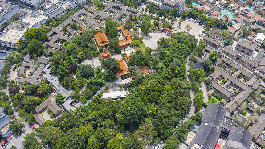A scenic view of Xuzhou Hubushan Gu Jianzhuqun