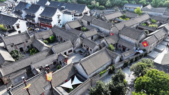 A scenic view of Xuzhou Hubushan Gu Jianzhuqun