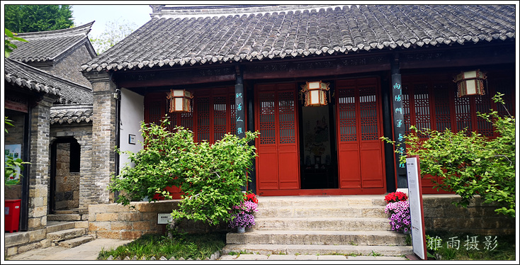 A scenic view of Xuzhou Hubushan Gu Jianzhuqun