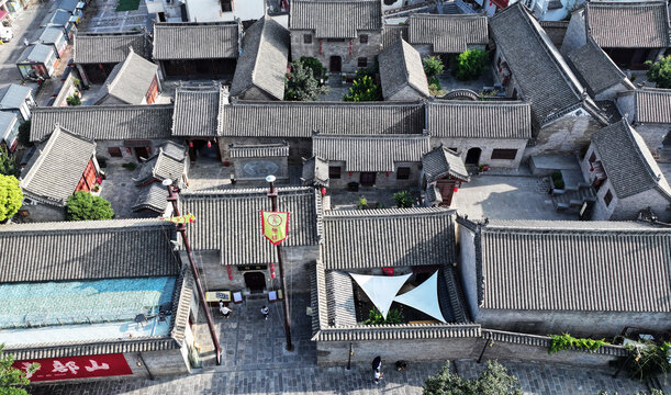 A scenic view of Xuzhou Hubushan Gu Jianzhuqun