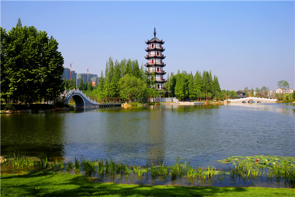 A scenic view of Xuzhou Liulin Yizhi