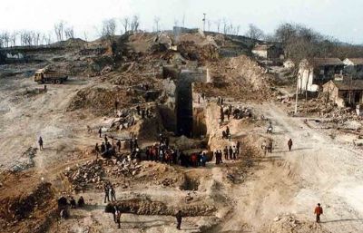 A scenic view of Xuzhou Muqun
