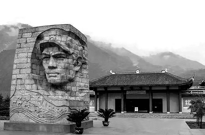 A scenic view of Yaan Hongjun Qiangdu Daduhe Yizhi