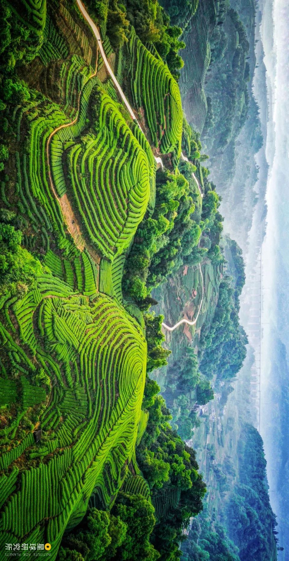 A scenic view of Yaan Pingxianglou