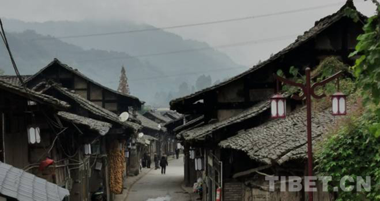 A scenic view of Yaan Qingdai Gongxing Chahao Jiuzhi