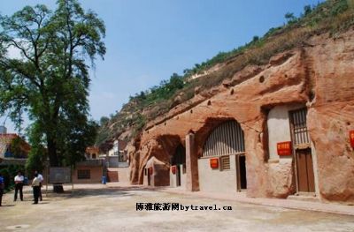 A scenic view of Yanan Baoan Revolutionary Site