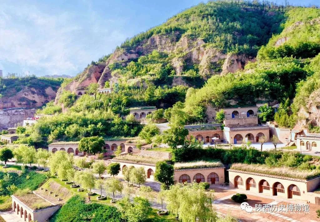 A scenic view of Yanan Baoan Revolutionary Site