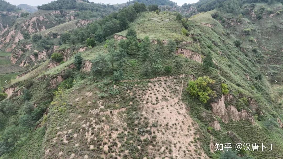 A scenic view of Yanan Tiebiancheng Site