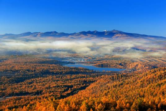 A scenic view of Yanbian Baicaogou Yizhi