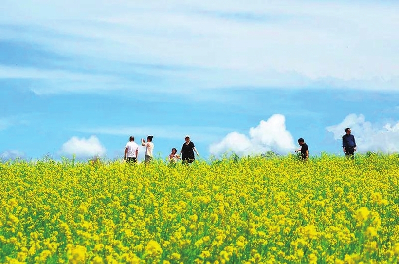 A scenic view of Yanbian Baicaogou Yizhi