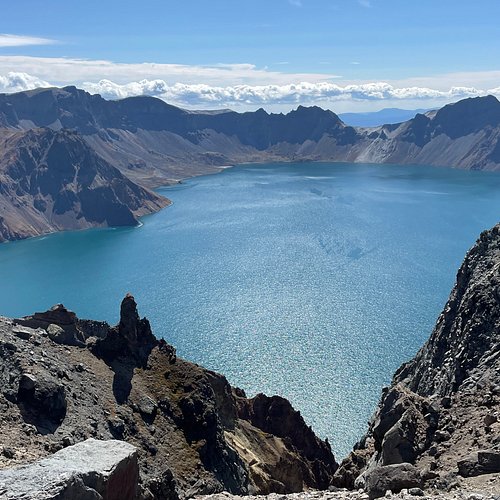 A scenic view of Yanbian Chengshanzi Shancheng