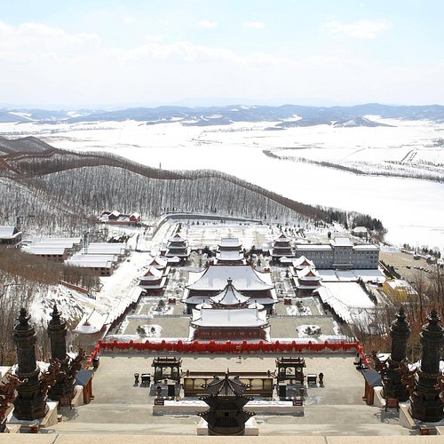 A scenic view of Yanbian Chengshanzi Shancheng