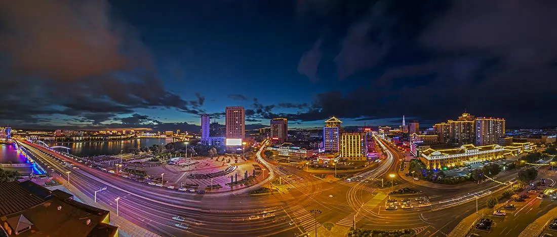 A scenic view of Yanbian Chengshanzi Shancheng