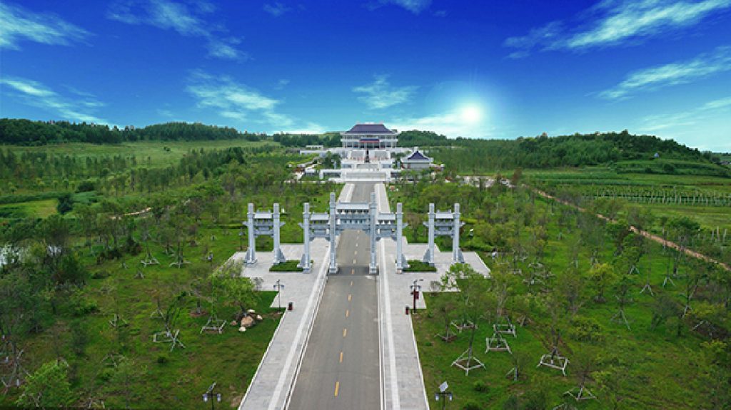 A scenic view of Yanbian Liudingshan Gumuqun