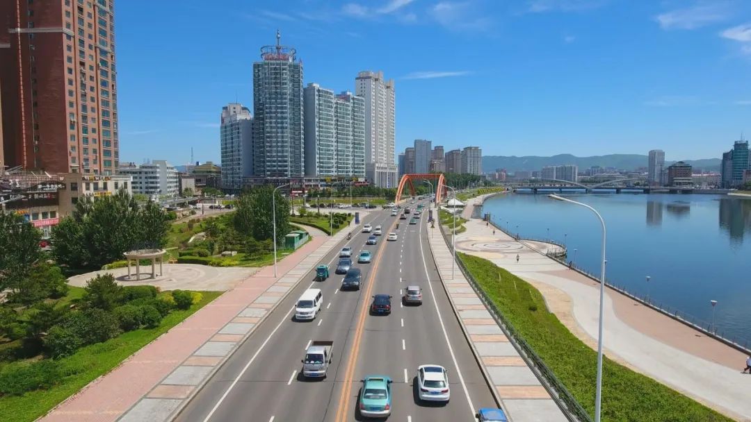 A scenic view of Yanbian Mopancun Shancheng