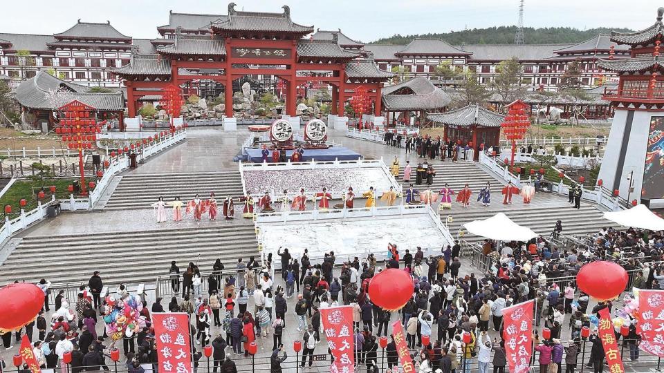 A scenic view of Yanbian Yanji Bianwu Dugongshu Jiuzhi