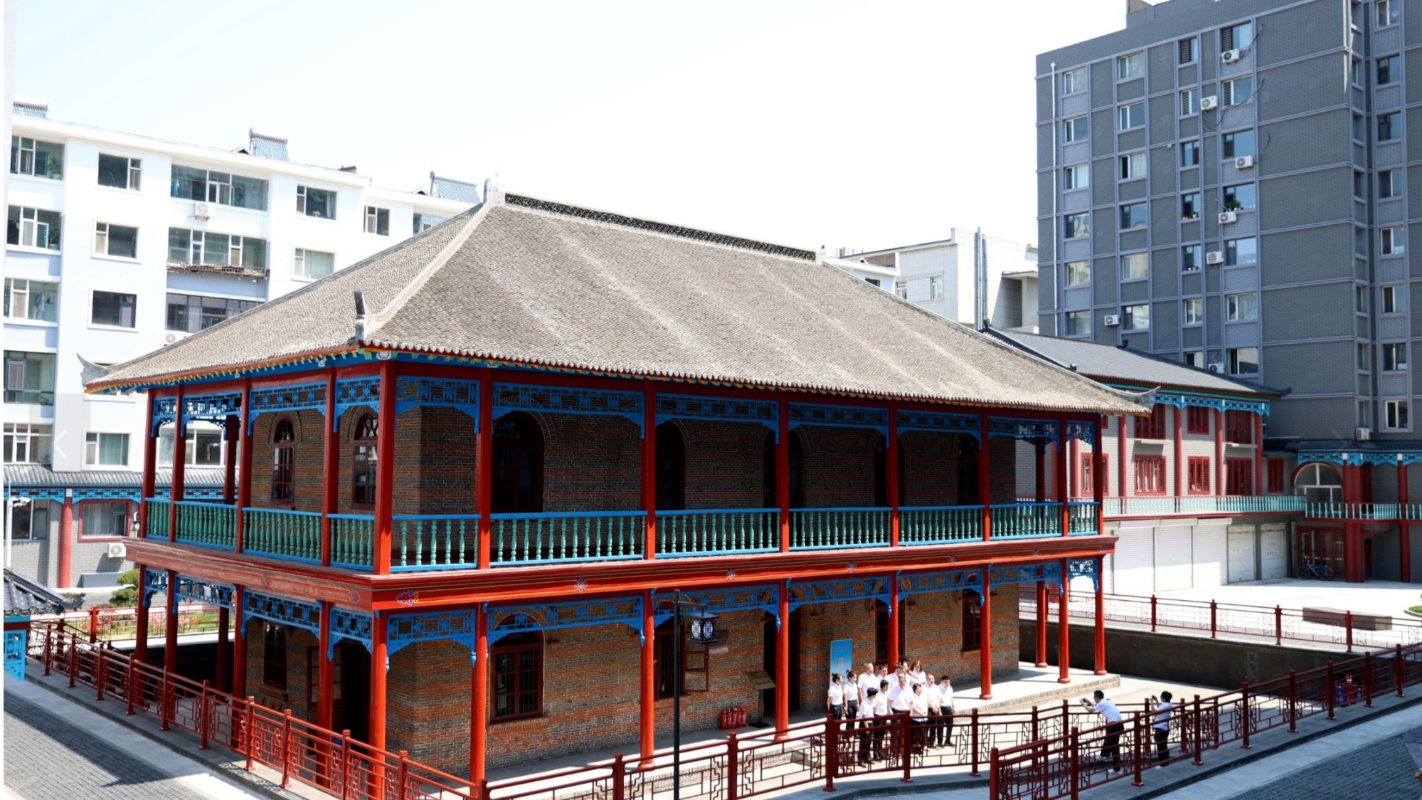 A scenic view of Yanbian Yanji Bianwu Dugongshu Jiuzhi