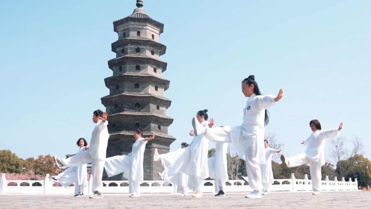 A scenic view of Yancheng Haichunxuan Ta