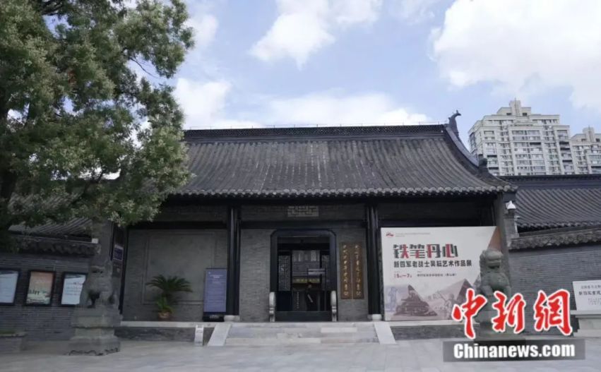 A scenic view of Yancheng Xinsijun Chongjian Junbu Jiuzhi