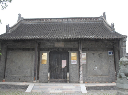 A scenic view of Yancheng Xinsijun Chongjian Junbu Jiuzhi