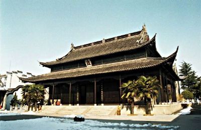 A scenic view of Yancheng Xinsijun Chongjian Junbu Jiuzhi
