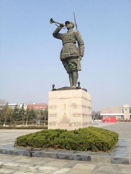 A scenic view of Yancheng Xinsijun Chongjian Junbu Jiuzhi