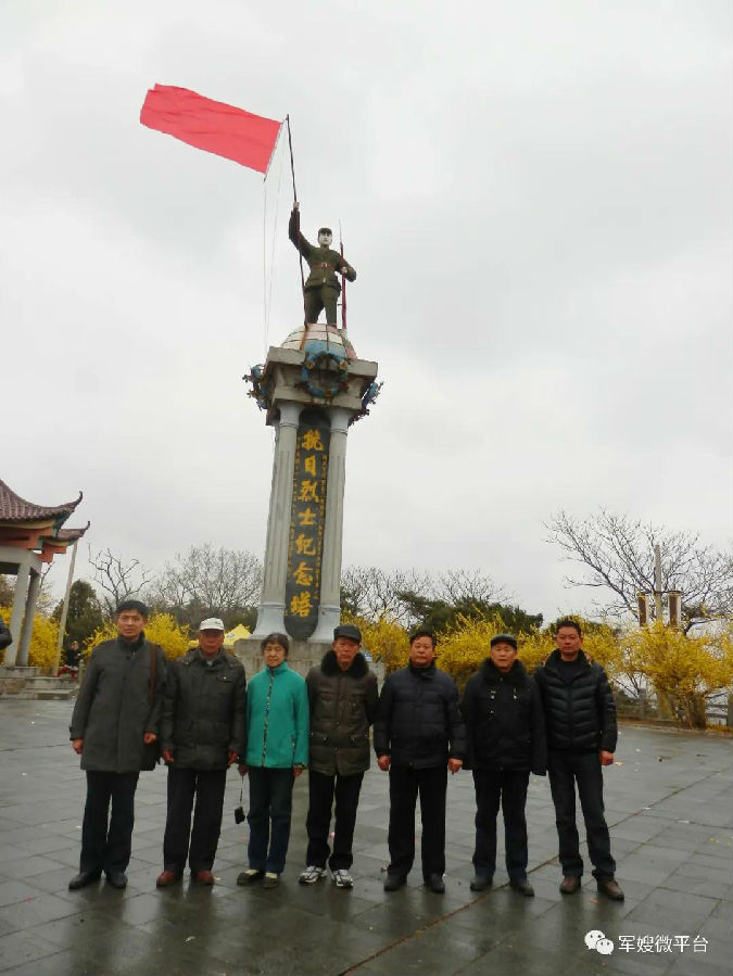 A scenic view of Yancheng Xinsijun Yanfuqu Kangri Zhenwang Jiangshi Jinianta