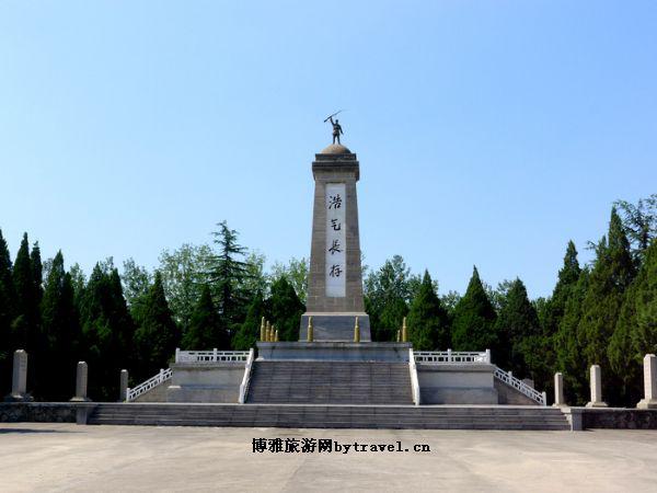 A scenic view of Yancheng Xinsijun Yanfuqu Kangri Zhenwang Jiangshi Jinianta