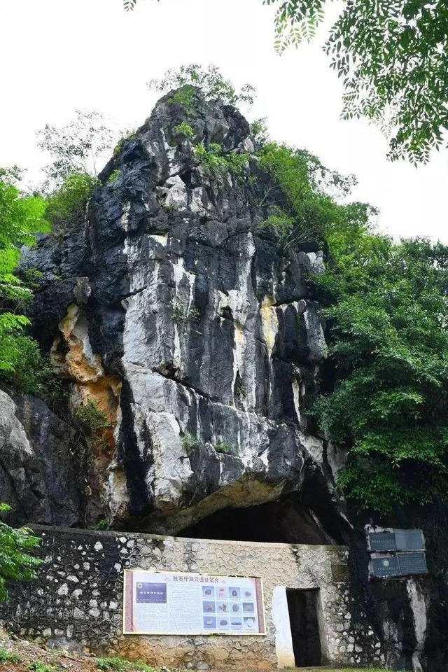 A scenic view of Yangjiang Dushizai Dongxue Yizhi