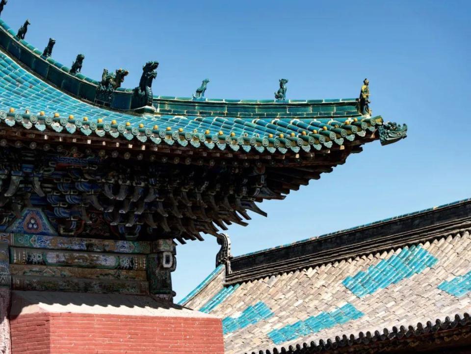 A scenic view of Yangquan Dawang Temple Yuxian