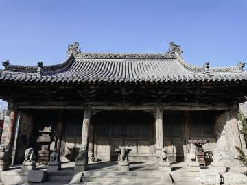 A scenic view of Yangquan Dawang Temple Yuxian