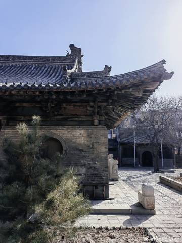 A scenic view of Yangquan Dawang Temple Yuxian
