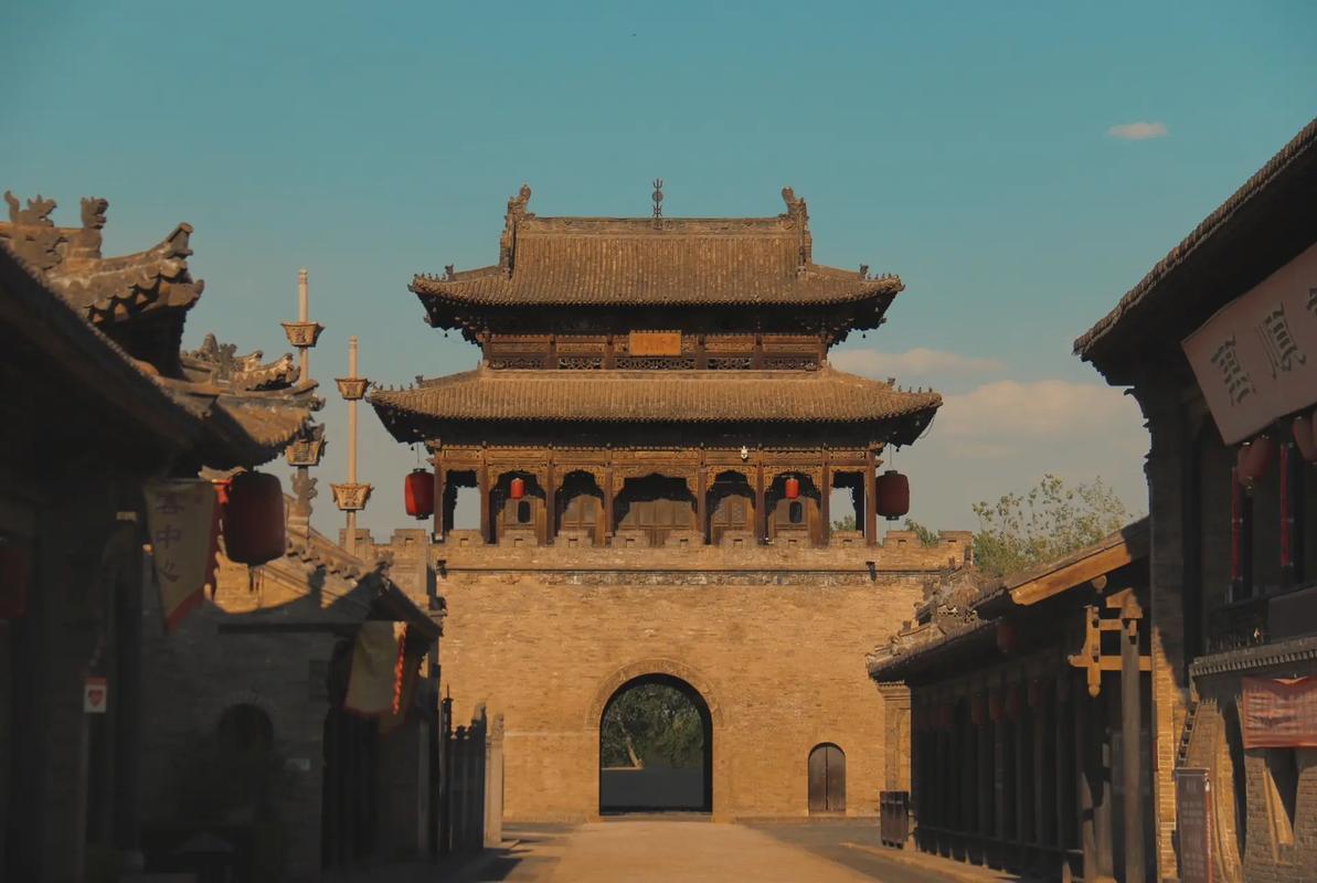 A scenic view of Yangquan Zangshan Ci