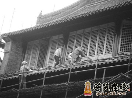 A scenic view of Yangzhou Chongningsi