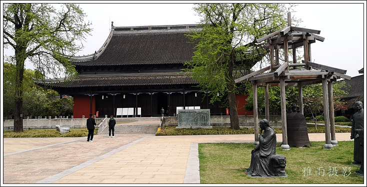 A scenic view of Yangzhou Chongningsi