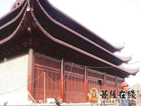 A scenic view of Yangzhou Chongningsi