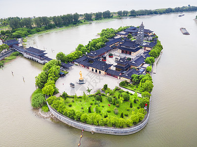 A scenic view of Yangzhou Gaoyou Dangpu