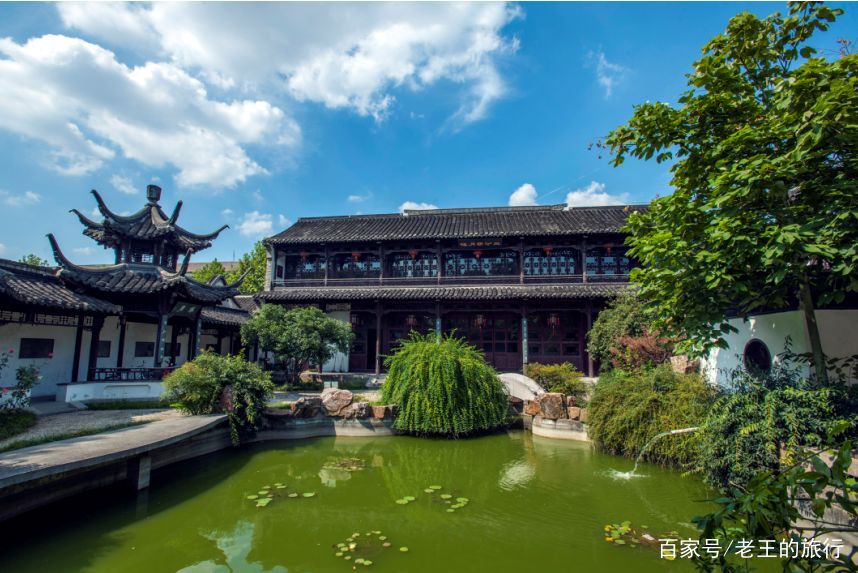A scenic view of Yangzhou Jiashi Yanshang Zhuzhai