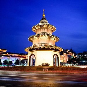 A scenic view of Yangzhou Xianhesi