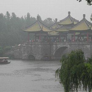 A scenic view of Yangzhou Xianhesi
