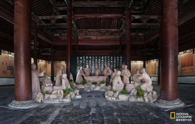 A scenic view of Yangzhou Xifangsi Dadian